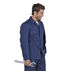 Manteau de travail en coton 100% Orix marine