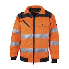 Sicherheitsjacke wasserabweisend orange