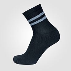 Chaussettes de tennis en coton et polyester par lot de 5 noir