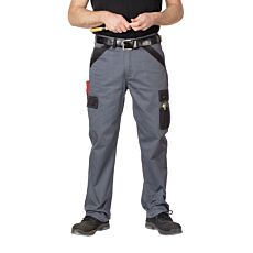 Pantalon de travail Orix top mode avec 2 poches latérales gris