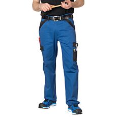 Pantalon de travail Orix top mode avec 2 poches latérales bleu