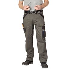 Pantalon de travail Orix top mode avec 2 poches latérales olive