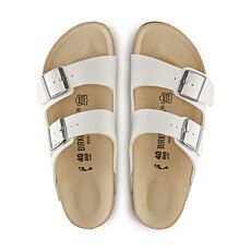 Birkenstock Arizona, mules unisexe blanc