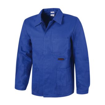 Doppelnähten mit Arbeitsjacke kaufen bei blau ➜